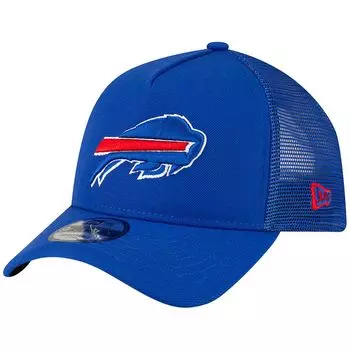 Мужская регулируемая кепка New Era Royal Buffalo Bills A-Frame Trucker 9FORTY