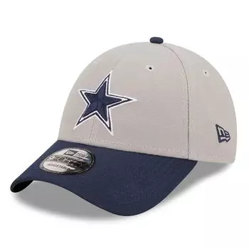 Мужская регулируемая кепка New Era серая/темно-синяя Dallas Cowboys The League 2Tone 9FORTY