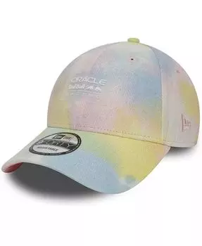 Мужская регулируемая кепка Red Bull Racing Tie-Dye Denim 9FORTY New Era, желтый