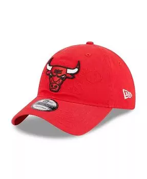 Мужская регулируемая кепка Red Chicago Bulls NBA Draft 9TWENTY 2023 New Era, красный