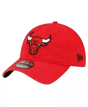 Мужская регулируемая кепка Red Chicago Bulls Team 2.0 9TWENTY New Era, красный