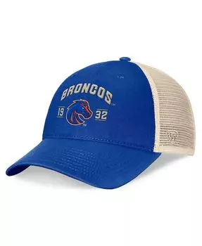 Мужская регулируемая кепка Royal Boise State Broncos Heritage Waylon Trucker Top Of The World, синий