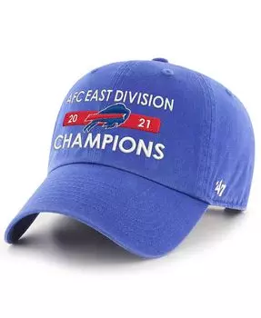 Мужская регулируемая кепка Royal Buffalo Bills 2021 AFC East Division Champions '47 '47 Brand
