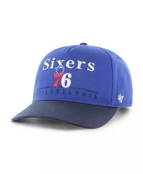 Мужская регулируемая кепка Royal, черная Philadelphia 76ers Super Hitch '47 Brand, синий