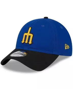 Мужская регулируемая кепка Royal, черная Seattle Mariners 2023 City Connect 9TWENTY New Era