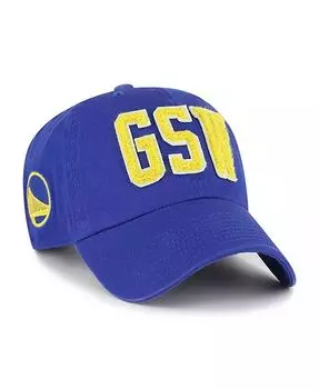 Мужская регулируемая кепка Royal Golden State Warriors Hand Off Clean Up '47 Brand, синий