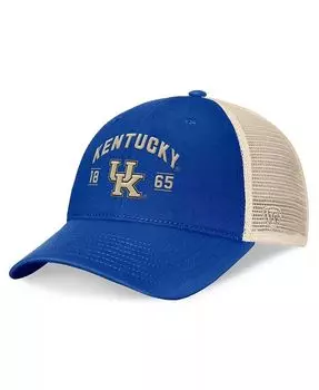 Мужская регулируемая кепка Royal Kentucky Wildcats Heritage Waylon Trucker Top Of The World, синий
