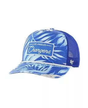 Мужская регулируемая кепка Royal Los Angeles Chargers Tropicalia Hitch Trucker '47 Brand, синий