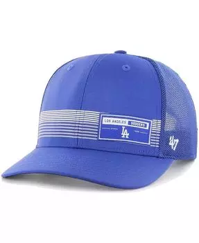 Мужская регулируемая кепка Royal Los Angeles Dodgers Rangefinder Brrr Trucker '47 Brand, синий