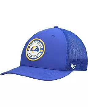 Мужская регулируемая кепка Royal Los Angeles Rams Berm Trucker '47 Brand, синий