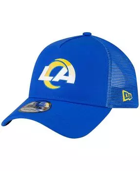 Мужская регулируемая кепка Royal Los Angeles Rams A-Frame Trucker 9FORTY New Era