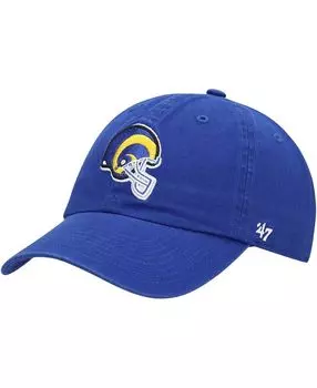 Мужская регулируемая кепка Royal Los Angeles Rams Clean Up Legacy '47 Brand