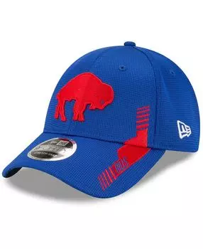 Мужская регулируемая кепка с историческим логотипом Royal Buffalo Bills 2021 NFL Sideline Home Historic Logo 9Forty New Era