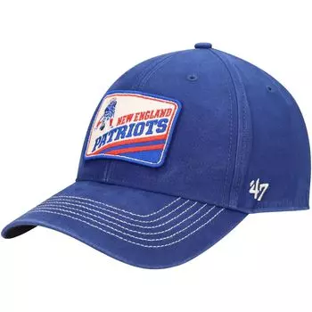 Мужская регулируемая кепка с историческим логотипом Royal New England Patriots Upland MVP '47 47 Brand