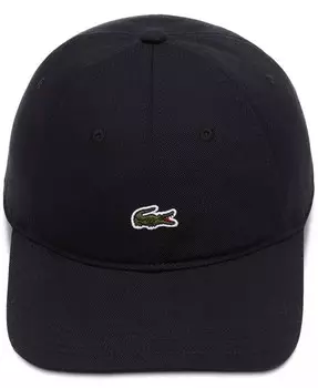 Мужская регулируемая кепка с логотипом Lacoste, черный