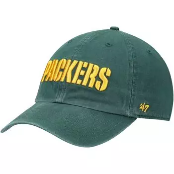 Мужская регулируемая кепка с надписью Green Bay Packers '47 Green Bay Packers Clean Up Script