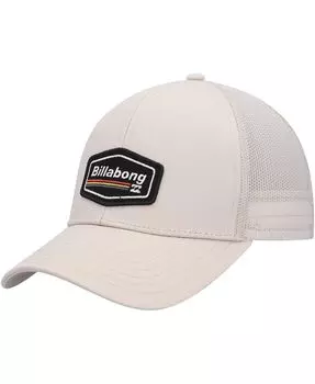 Мужская регулируемая кепка Snapback кремового цвета со стенками Trucker Billabong