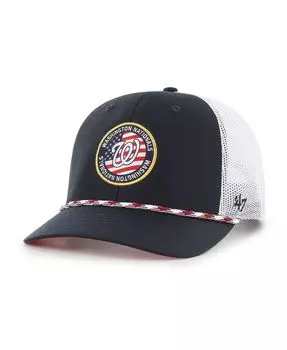 Мужская регулируемая кепка темно-синего цвета с нашивкой Washington Nationals Union Trucker '47 Brand