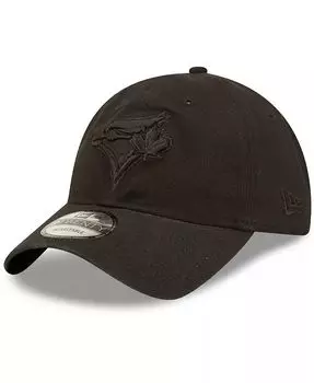 Мужская регулируемая кепка Toronto Blue Jays Black on Black Core Classic 2.0 9TWENTY New Era, черный
