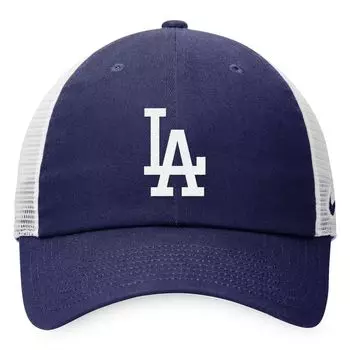 Мужская регулируемая кепка Trucker Nike Royal/белая Los Angeles Dodgers Heritage86