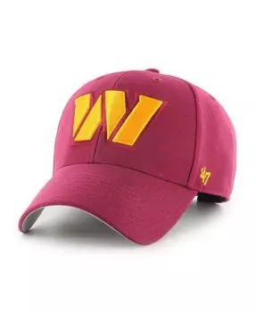 Мужская регулируемая кепка Washington Commanders Mvp бордового цвета '47 Brand