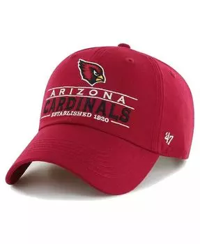 Мужская регулируемая шапка Cardinal Arizona Cardinals Vernon Clean Up '47 Brand, красный