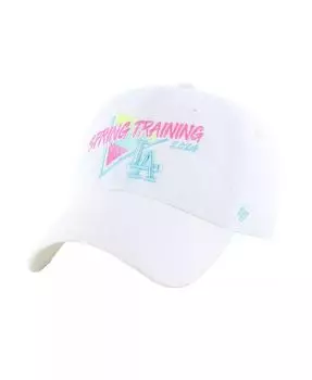 Мужская регулируемая шапка Los Angeles Dodgers 2024 Spring Training Vapor Wave Clean Up '47 Brand, белый