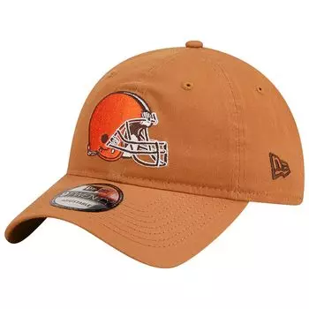 Мужская регулируемая шапка New Era Brown Cleveland Browns Core Classic 2.0 9TWENTY