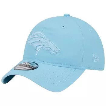 Мужская регулируемая шапка New Era светло-синяя Denver Broncos Core Classic 2.0 Brights 9TWENTY