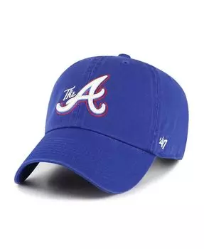 Мужская регулируемая шапка Royal Atlanta Braves 2023 City Connect Clean Up '47 Brand