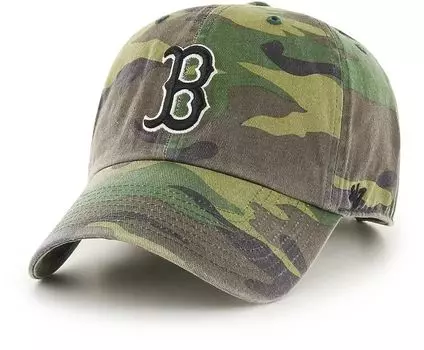 Мужская регулируемая шапка с камуфляжным принтом Boston Red Sox '47