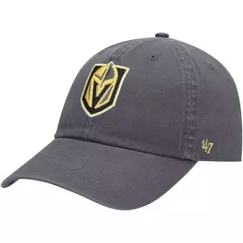 Мужская регулируемая шапка темно-серого цвета Vegas Golden Knights Team Clean Up '47 47 Brand