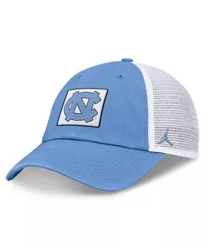 Мужская регулируемая шляпа Carolina Blue/White North Carolina Tar Heels Primetime Club Trucker Jordan, синий
