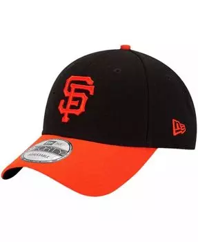 Мужская регулируемая шляпа черного, оранжевого цвета San Francisco Giants League 9Forty New Era, мультиколор