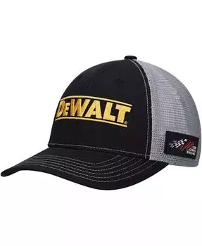 Мужская регулируемая шляпа черного/серого цвета Christopher Bell Sponsor Trucker Joe Gibbs Racing Team Collection, черный