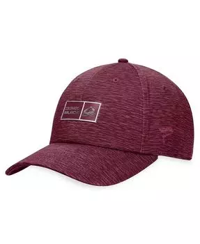 Мужская регулируемая шляпа Colorado Avalanche Authentic Pro Road бордового цвета Fanatics, красный