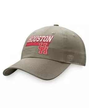 Мужская регулируемая шляпа цвета хаки Houston Cougars Slice Top of the World