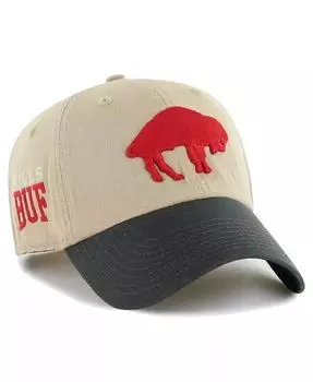 Мужская регулируемая шляпа цвета хаки и угля Buffalo Bills Ashford Clean Up '47 Brand, мультиколор