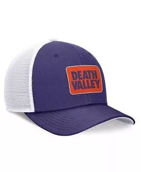 Мужская регулируемая шляпа фиолетового/белого цвета Clemson Tigers Local Trucker Nike, мультиколор