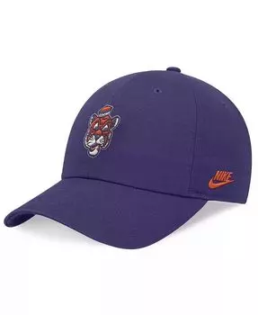 Мужская регулируемая шляпа фиолетового цвета Clemson Tigers Legacy Club Performance Nike, фиолетовый