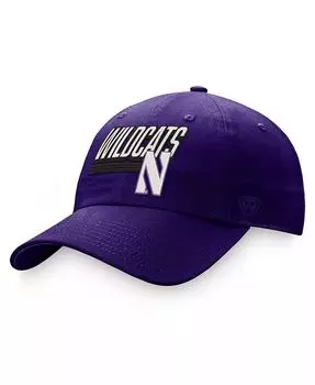 Мужская регулируемая шляпа фиолетового цвета Northwestern Wildcats Slice Top Of The World, фиолетовый
