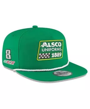 Мужская регулируемая шляпа Kelly Green Kyle Busch Alsco для гольфиста Snapback New Era