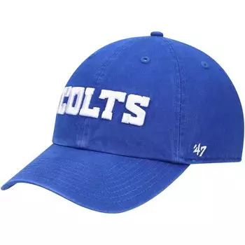 Мужская регулируемая шляпа Royal Indianapolis Colts Clean Up 2047 года