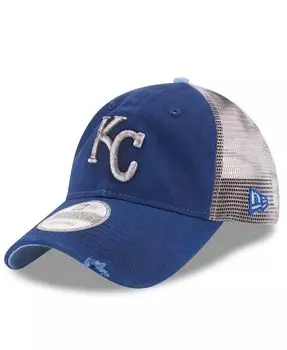 Мужская регулируемая шляпа Royal Kansas City Royals Team Rustic 9Twenty Snapback New Era