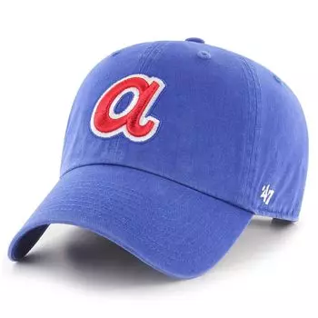 Мужская регулируемая шляпа с логотипом Royal Atlanta Braves 1972 '47 Cooperstown Collection