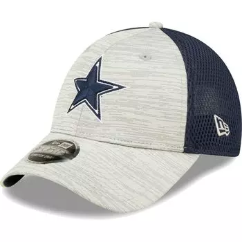 Мужская регулируемая шляпа Snapback New Era серого/темно-синего цвета Dallas Cowboys Active 9FORTY