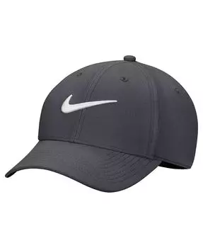 Мужская регулируемая шляпа темно-серого цвета Club Performance Nike, серый