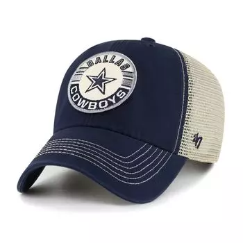 Мужская регулируемая шляпа темно-синего/натурального цвета '47 Dallas Cowboys Notch Trucker Clean Up