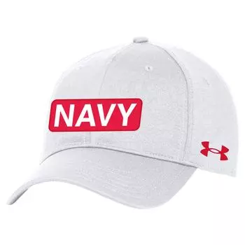 Мужская регулируемая шляпа Under Armour белого цвета для гардемаринов Специальных игр НАСА 2022 года