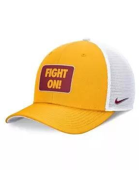 Мужская регулируемая шляпа золотистого/белого цвета USC Trojans Local Trucker Nike, мультиколор